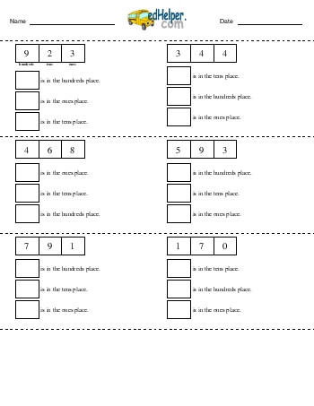 teach Fill in all the places - random order (text hints given for first problem) teach Fill in all the places - random order (text hints given for first problem)