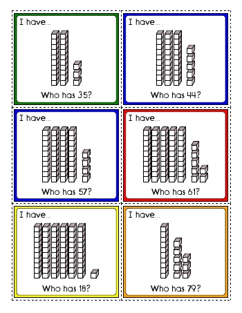 I have... Who has? - Tens and Ones Place Value Activity (20 cards) teaching resource