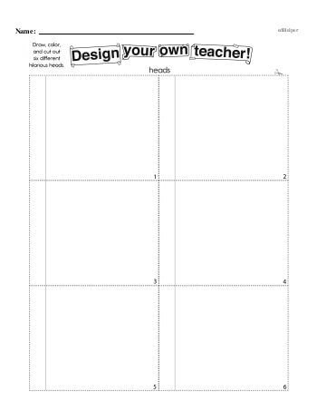 teacherday_designteacher worksheet