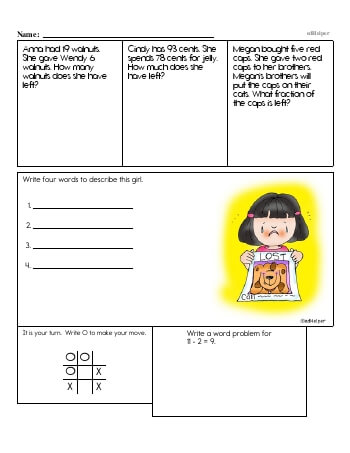 teach Second Grade Word Problems Resource Book (Week #15)