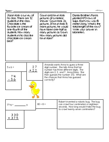 teach Fifth Grade Word Problems Resource Book (Week #15)