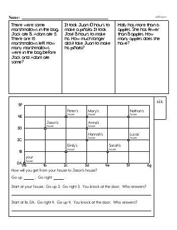 teach First Grade Word Problems Resource Book (Week #1)